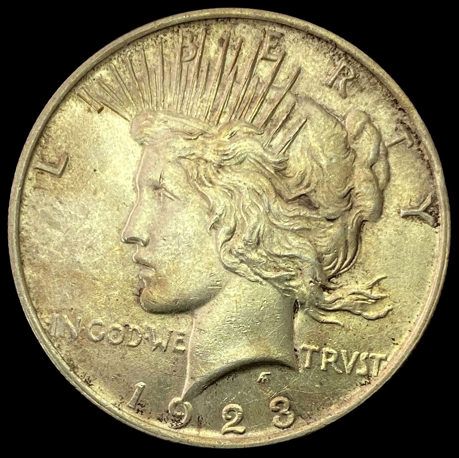 1923 Peace Silver Dollar CHOICE BU (1 of 2)