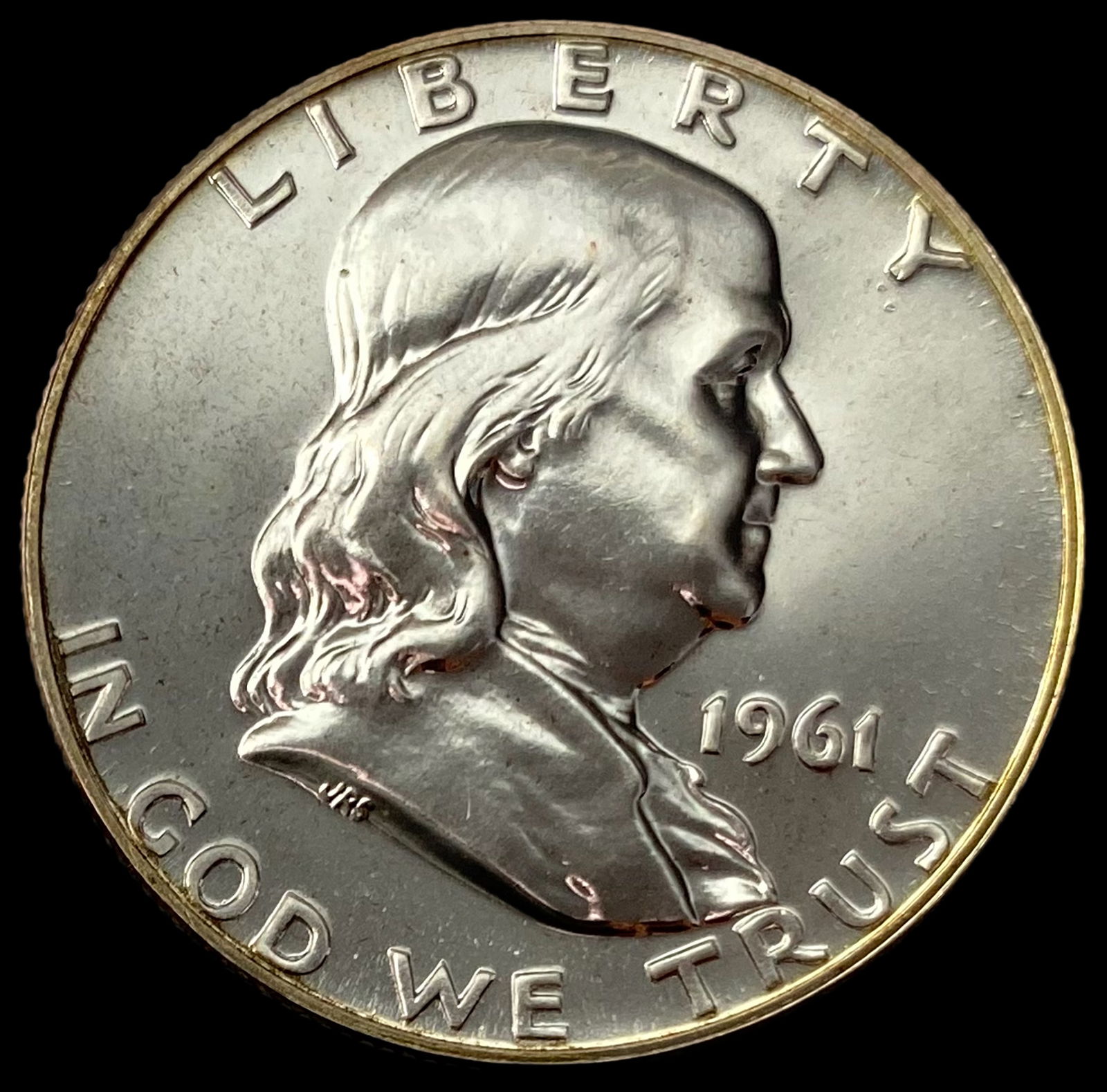 1961 Franklin Silver Half Dollar CHOICE PROOF (1 of 2)