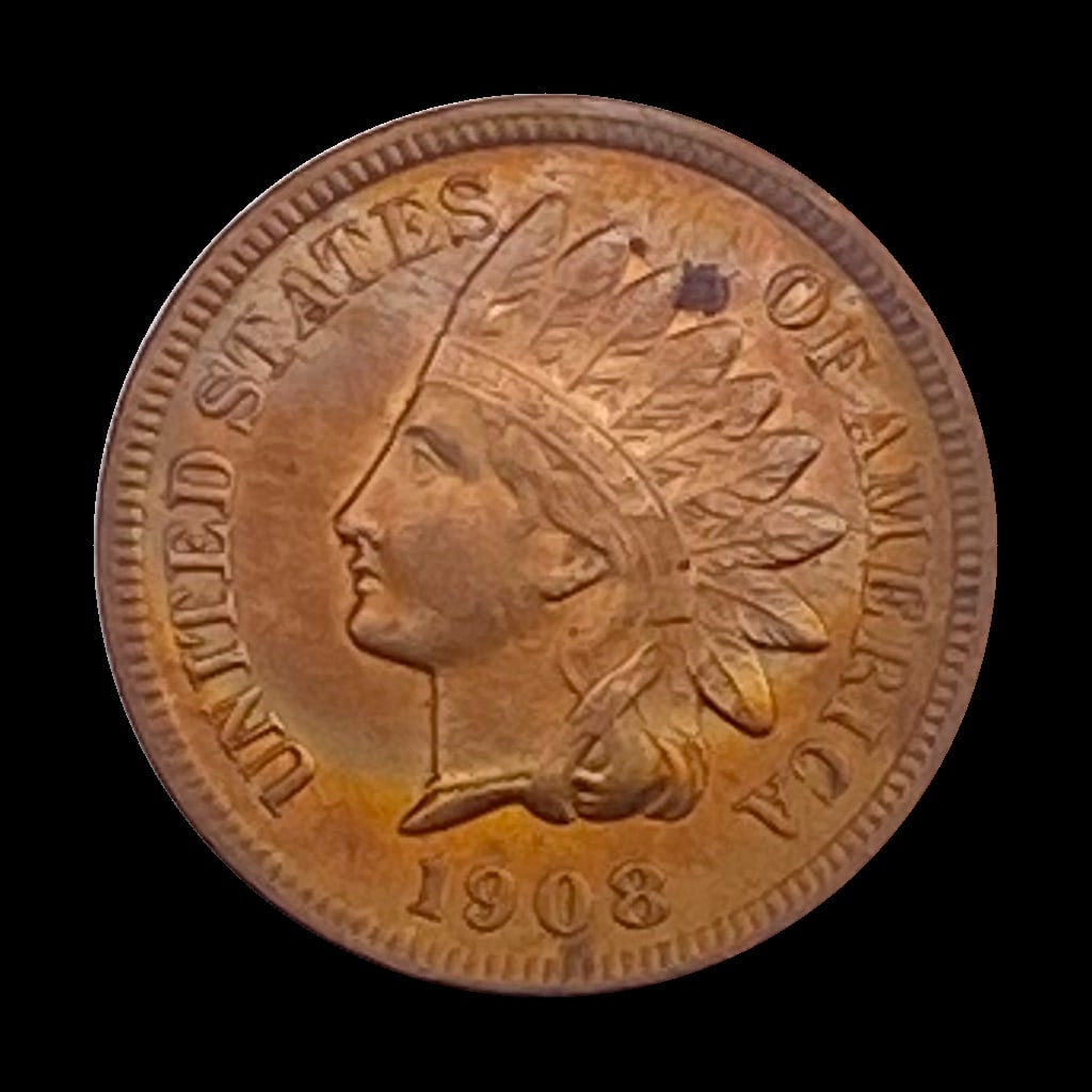 1908-S Indian Head Cent UNCIRCULATED (1 of 2)