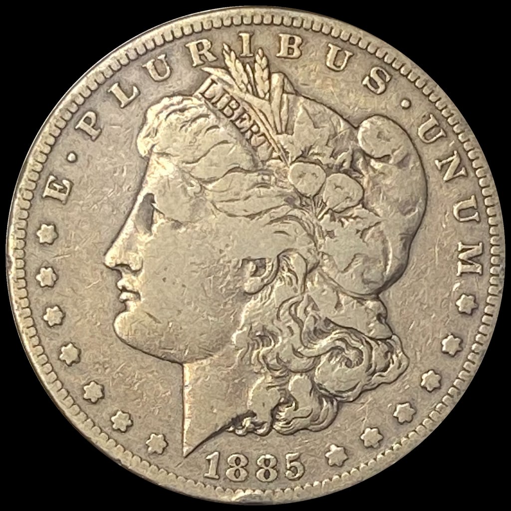 1885-S Morgan Silver Dollar LIGHTLY CIRC (1 of 2)