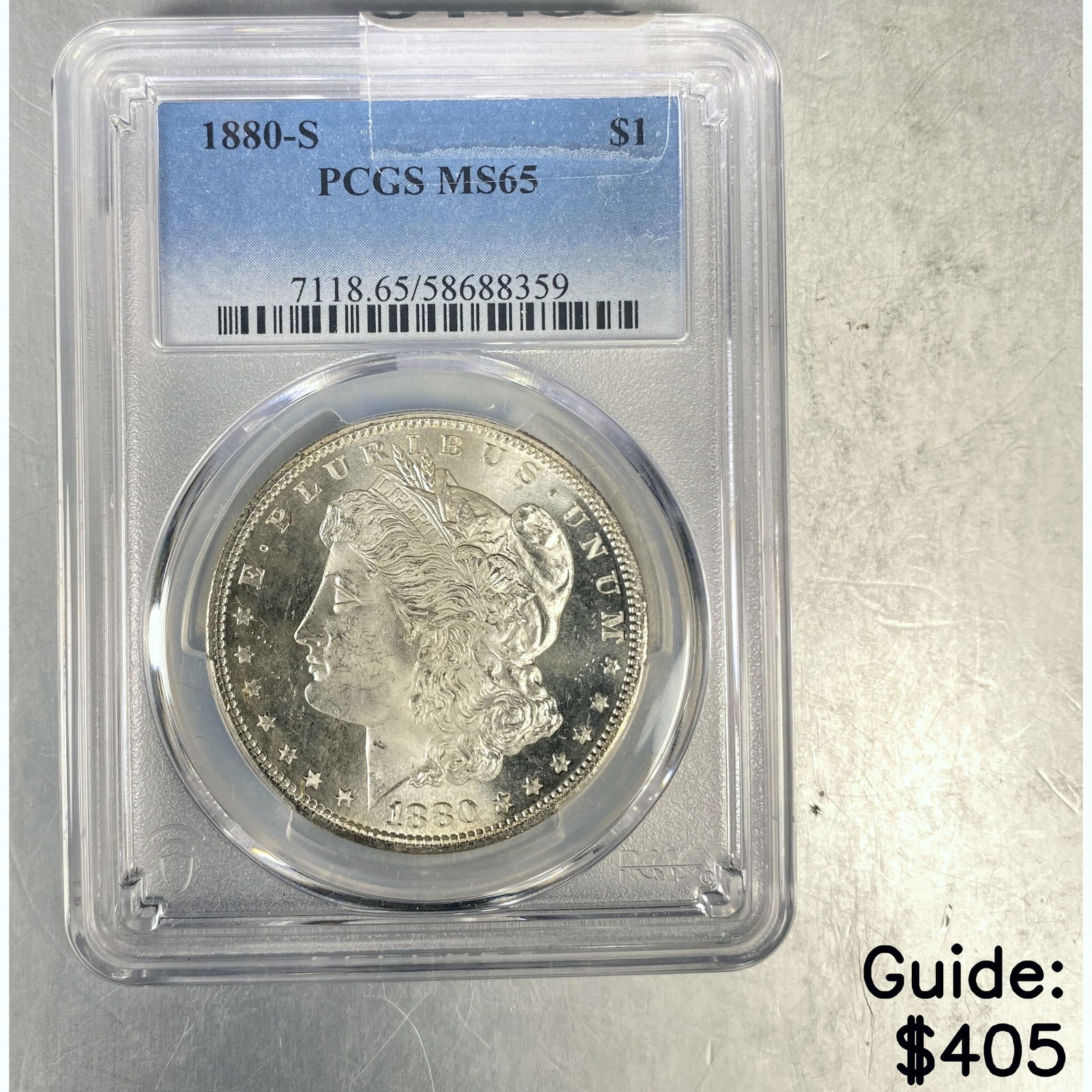 1880-S Morgan Dollar PCGS MS65 SILVER (1 of 2)