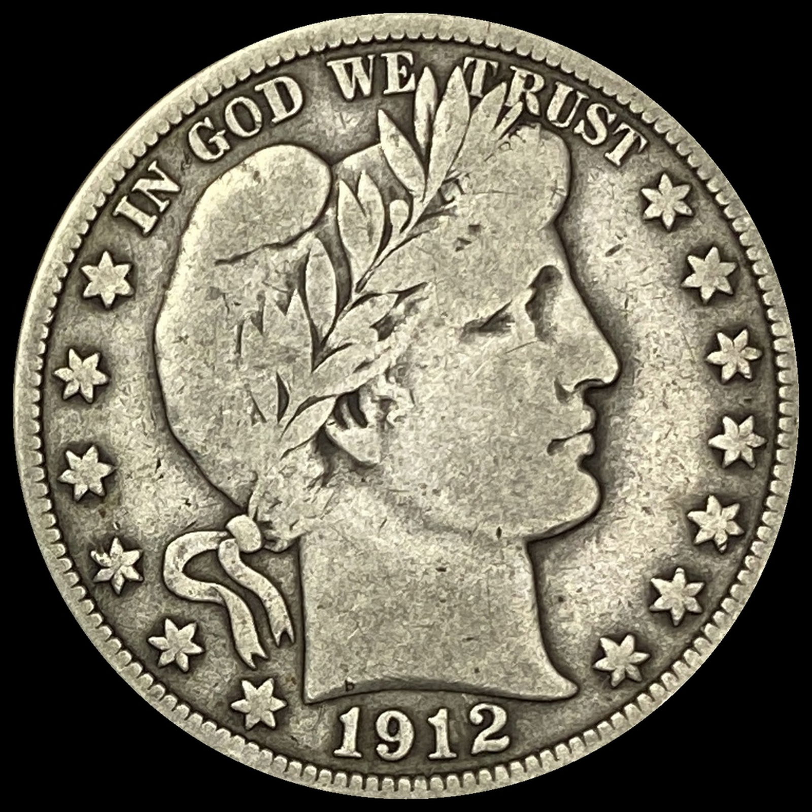 1912-D Barber Half Dollar LIGHTLY CIRCULATED (1 of 2)