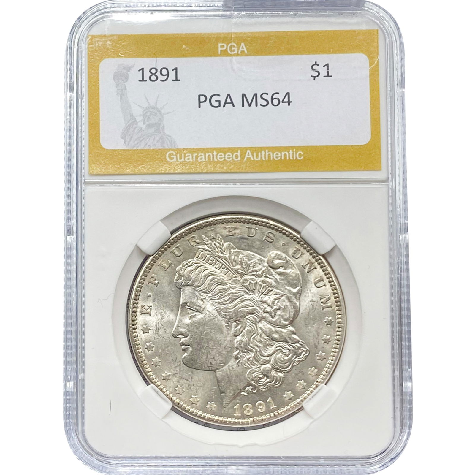 1891 Morgan Dollar PGA MS64 SILVER (1 of 2)
