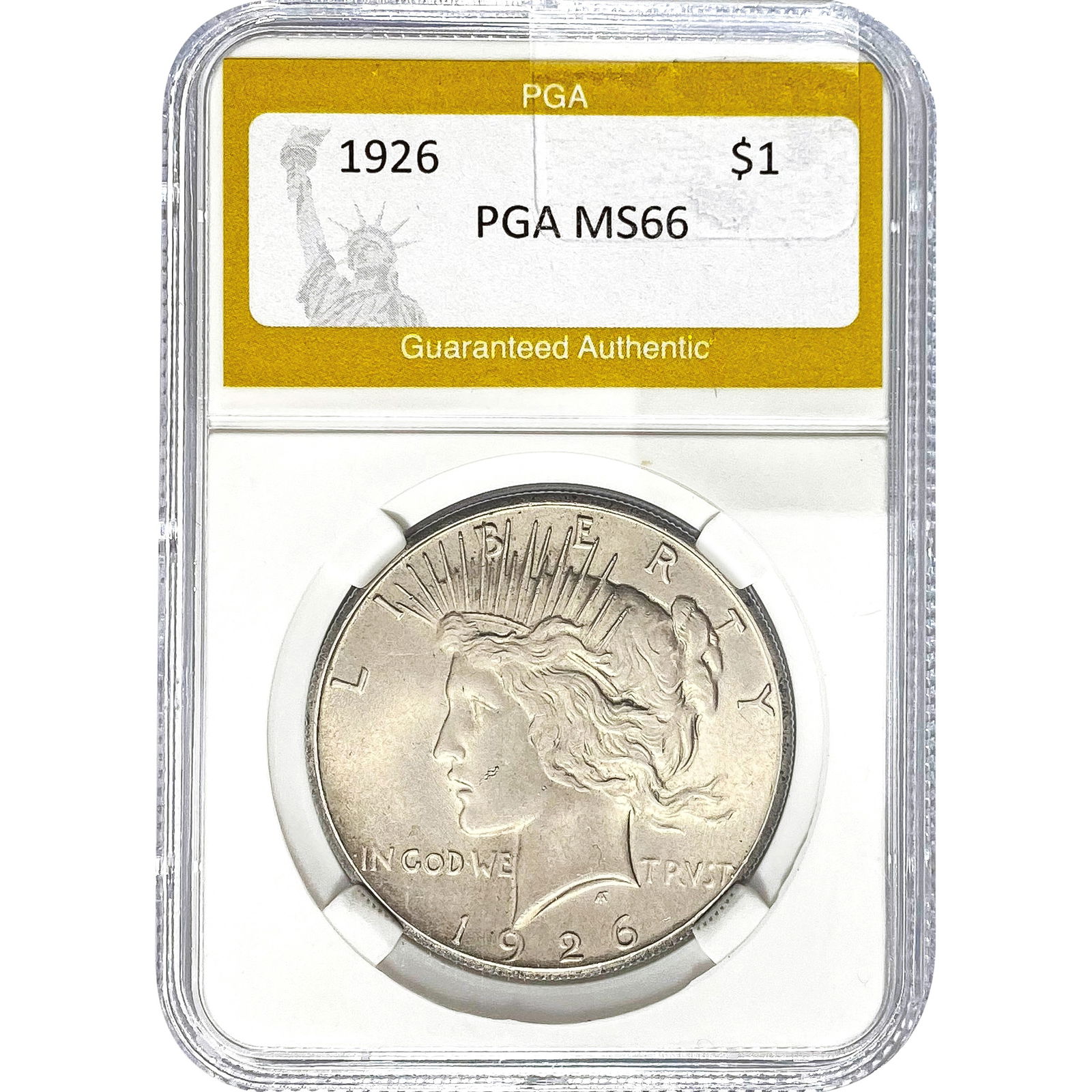 1926 Peace Dollar PGA MS66 (1 of 2)