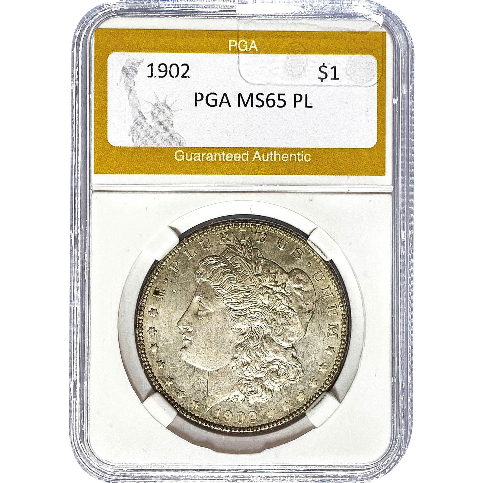 1902 Morgan Dollar PGA MS65 PL (1 of 2)