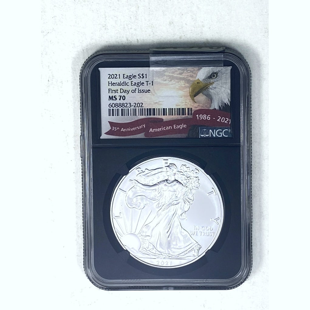 2021 Silver Eagle NGC MS70 (1 of 2)