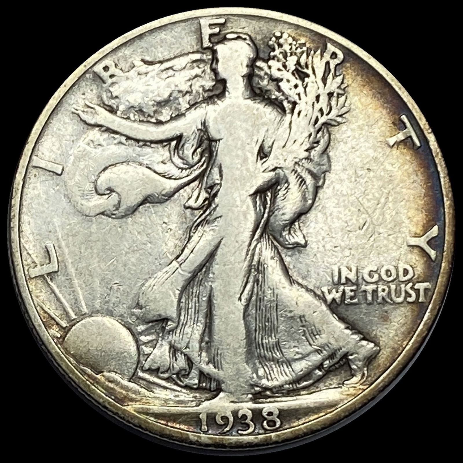 1938-D Walking Liberty Half Dollar LIGHTLY CIRCULATED (1 of 2)