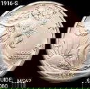 1916-S Walking Liberty Half Dollar UNCIRCULATED