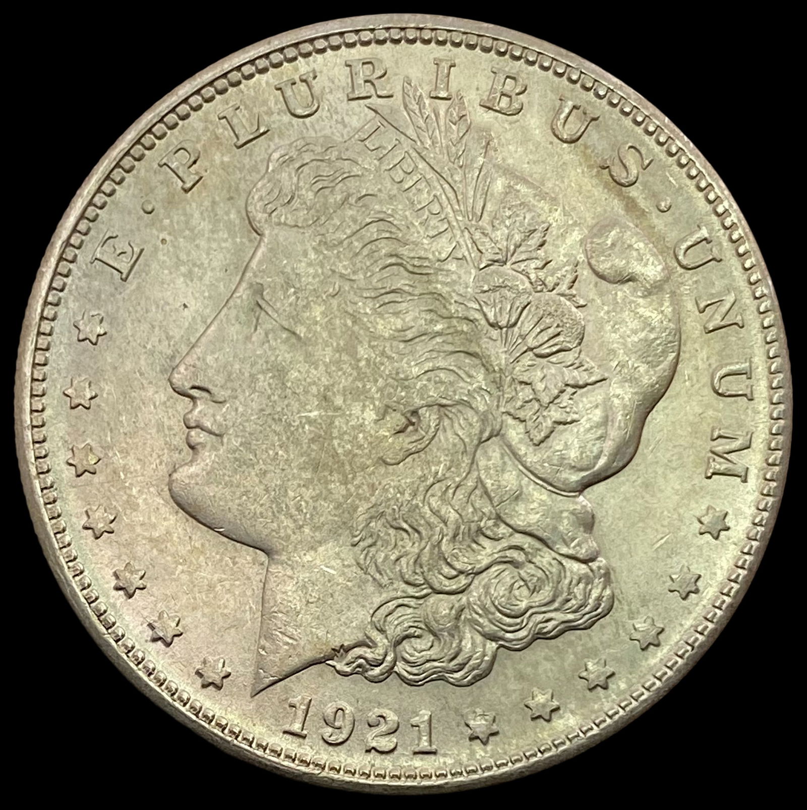 1921-S Morgan Silver Dollar CLOSE UNC (1 of 2)