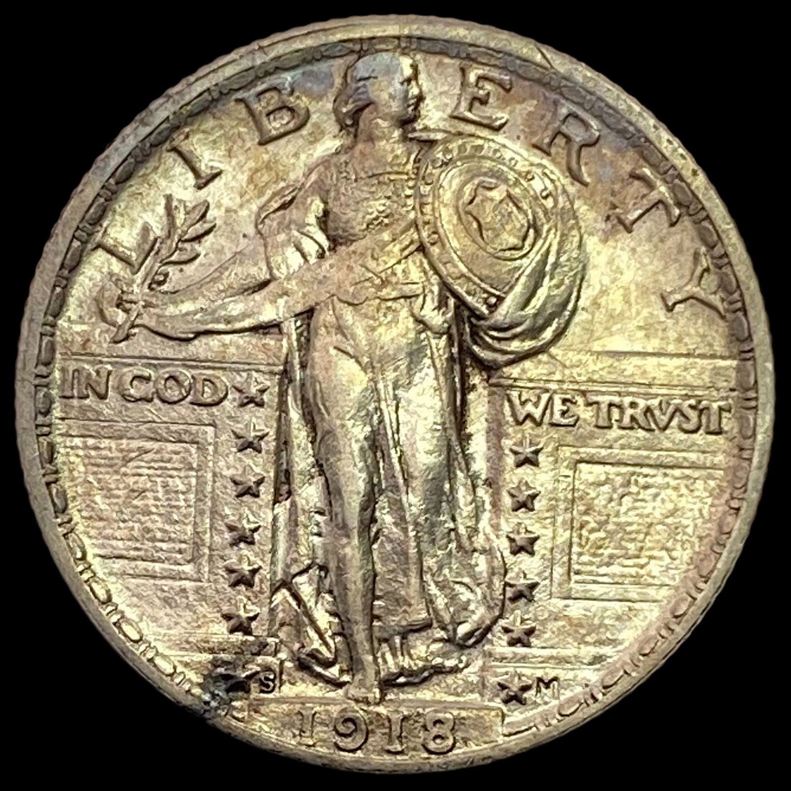 1918-S Standing Liberty Quarter UNCIRCULATED (1 of 2)