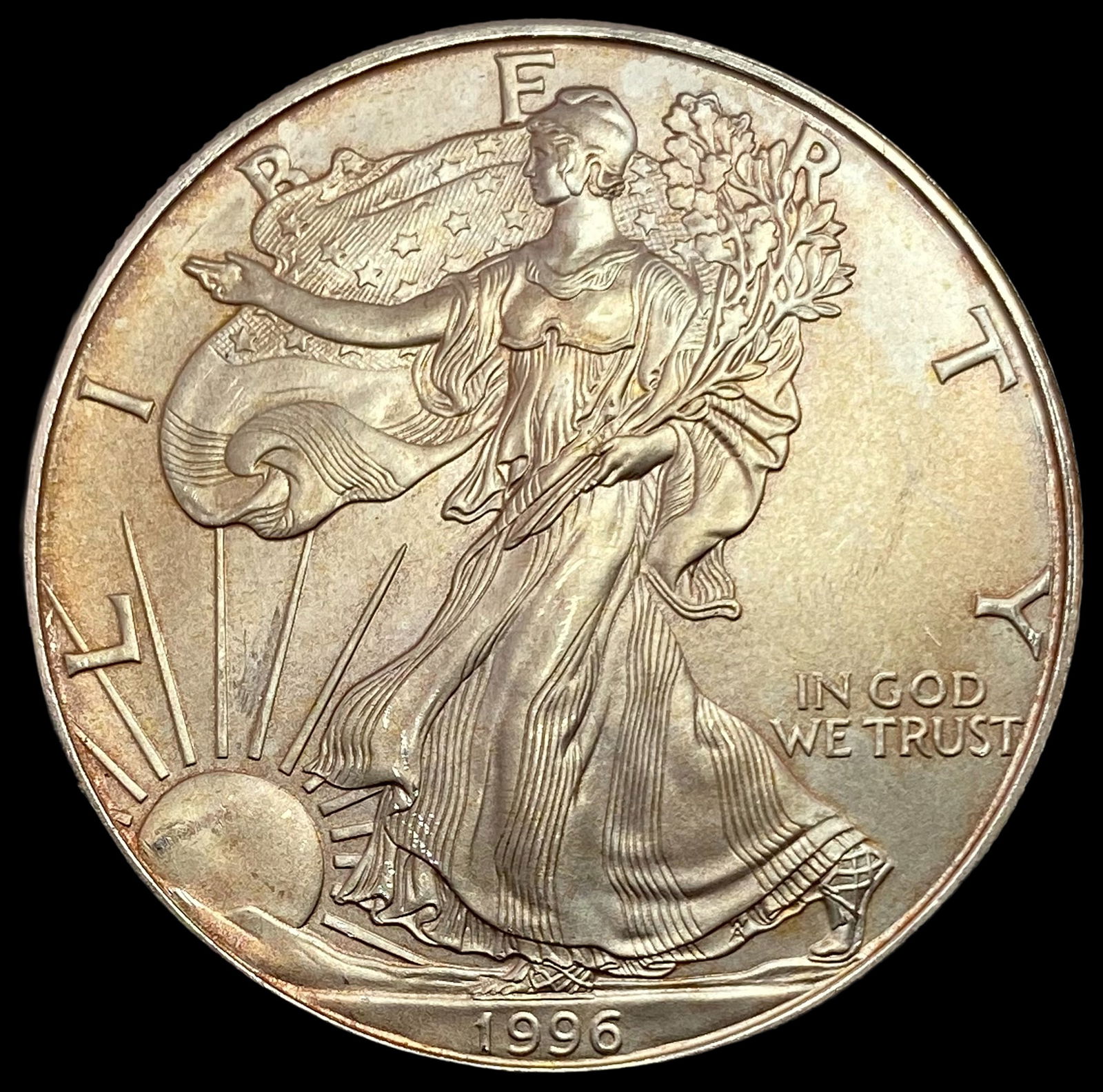 1996 American Silver Eagle GEM BU (1 of 2)
