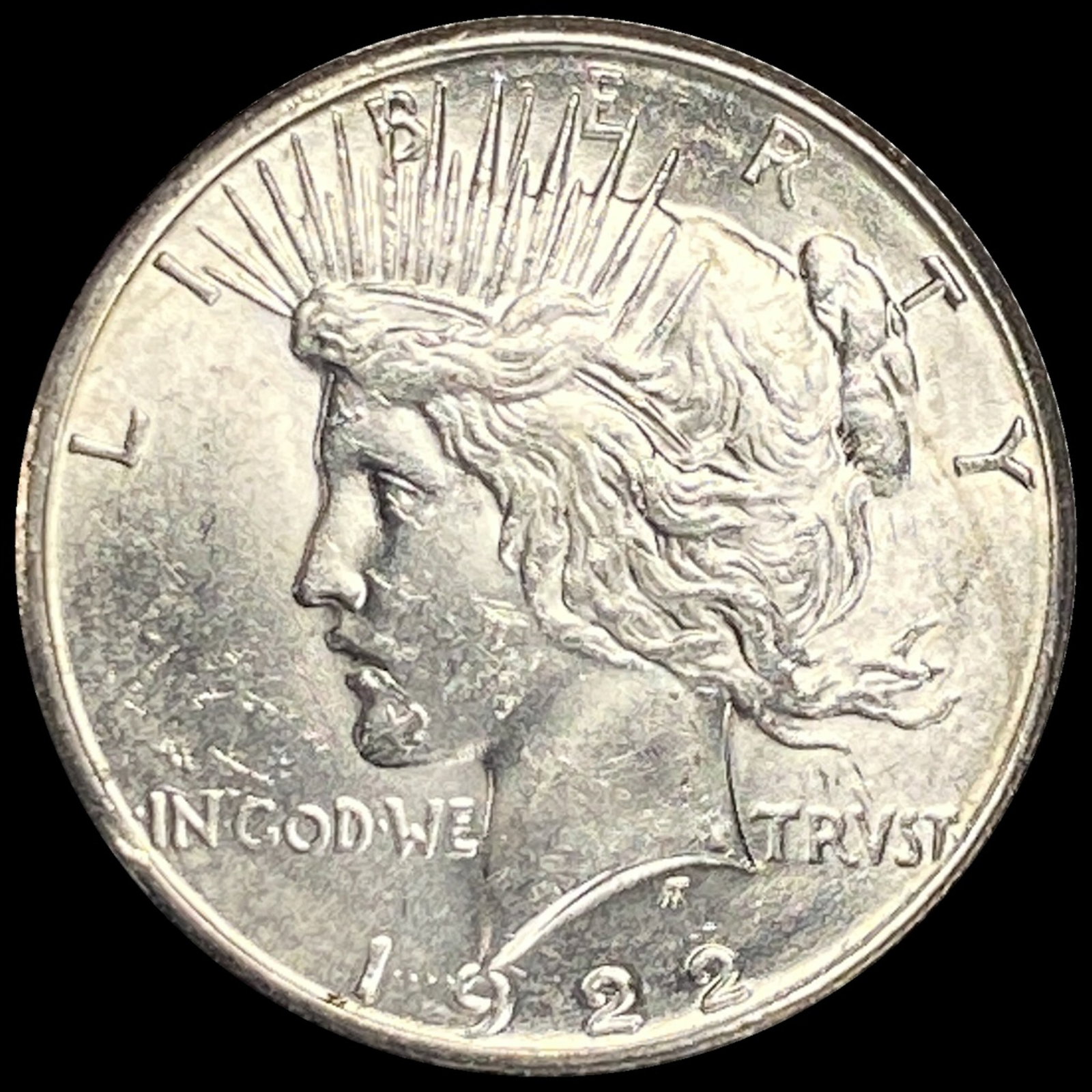 1922-S Silver Peace Dollar UNCIRCULATED: 1922-S Silver Peace Dollar UNCIRCULATED