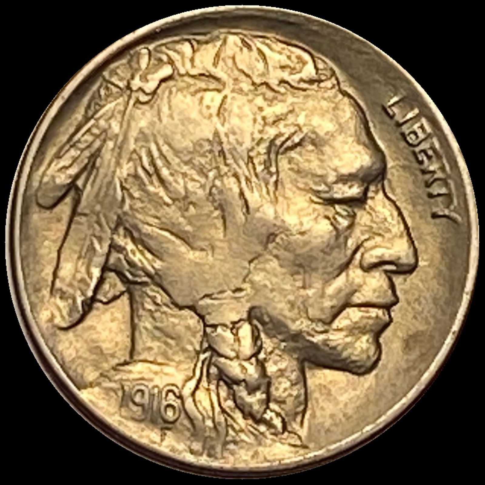 1916-D Buffalo Nickel CHOICE BU (1 of 2)