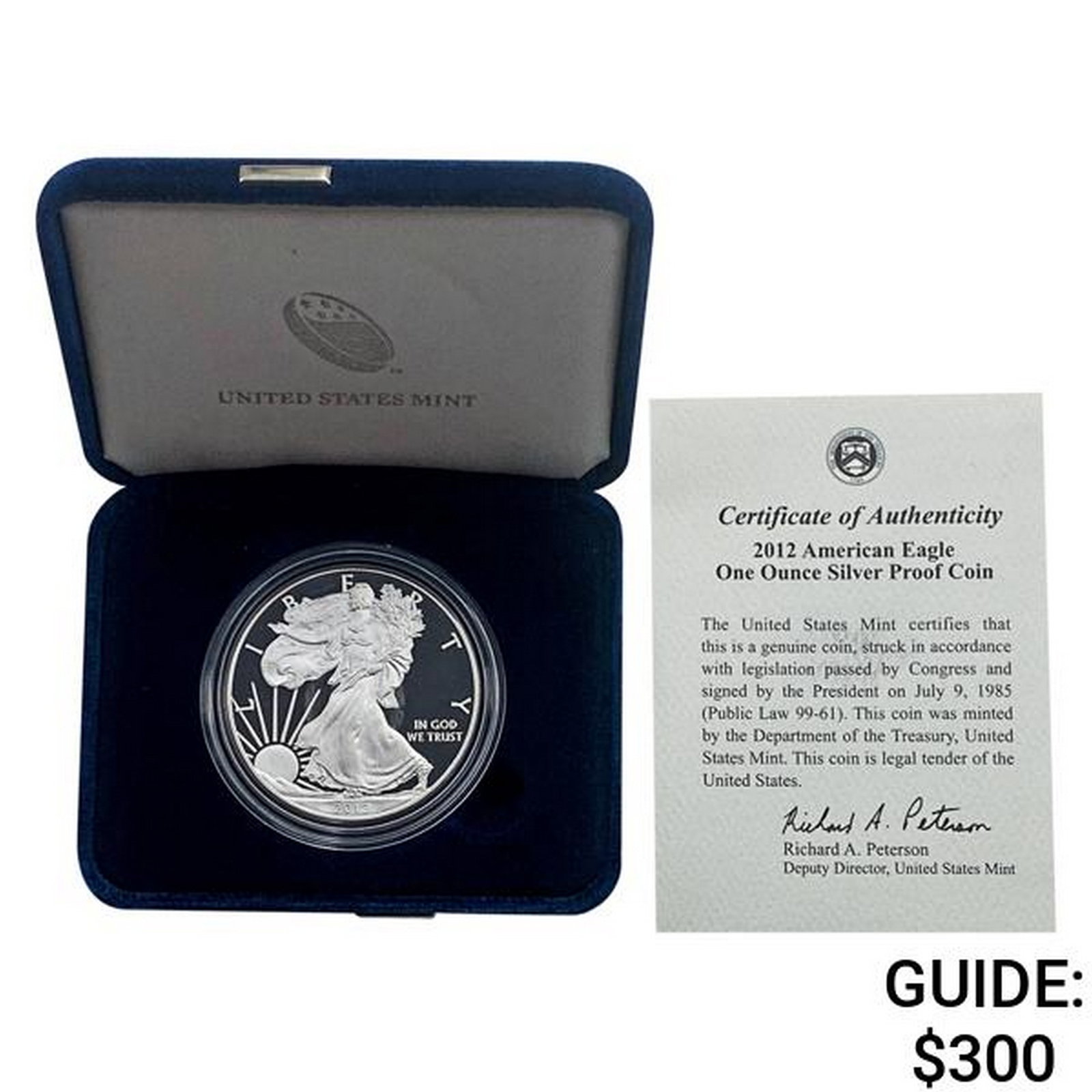 2012 PROOF Silver Eagle: 2012 PROOF Silver Eagle