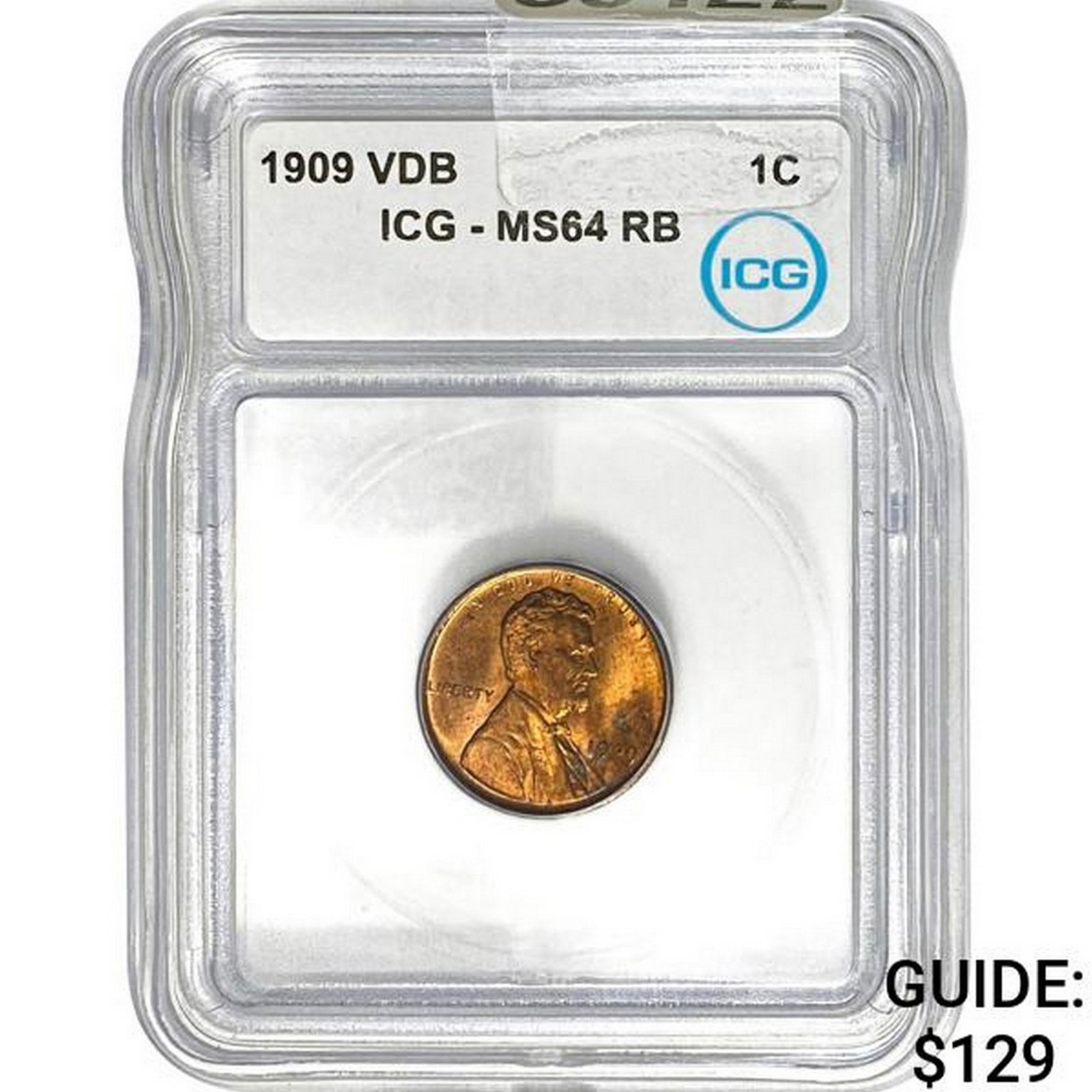 1909 VDB Wheat Cent ICG MS64 (1 of 2)