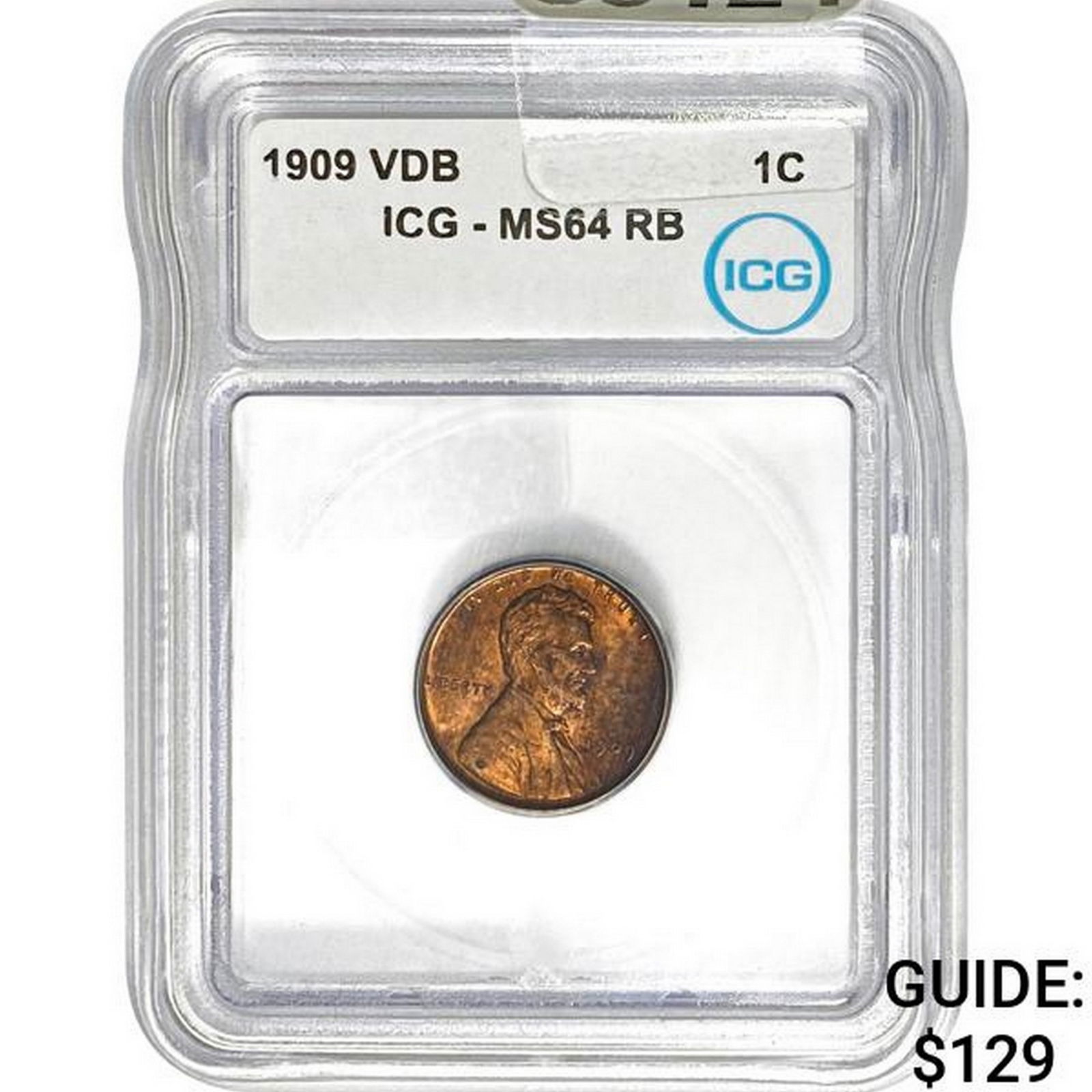 1909 VDB Wheat Cent ICG MS64 (1 of 2)