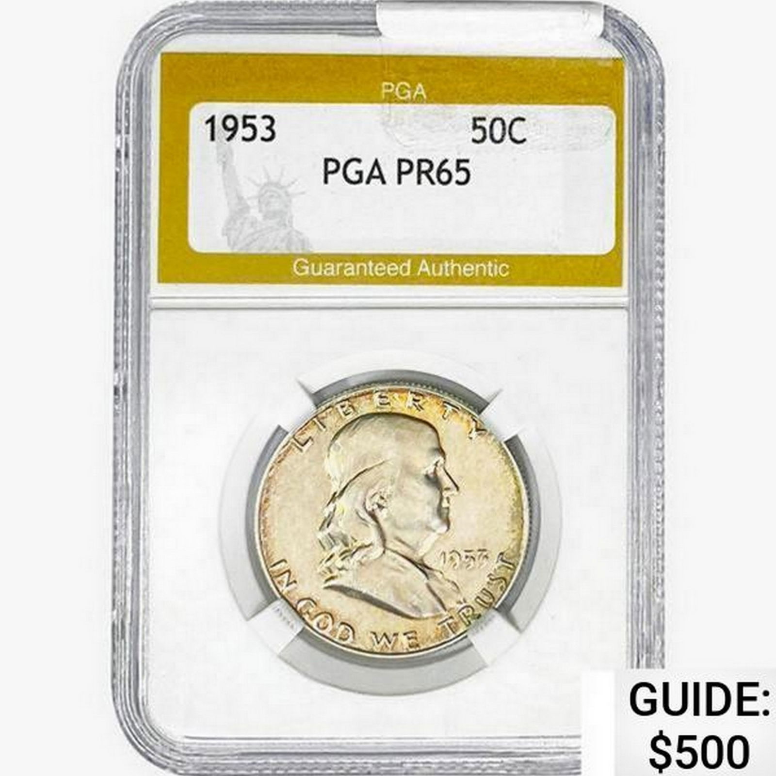 1953 Franklin Half Dollar PGA PR65 (1 of 2)