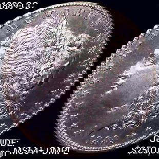 1889-CC Morgan Silver Dollar CHOICE BU+: 1889-CC Morgan Silver Dollar CHOICE BU+