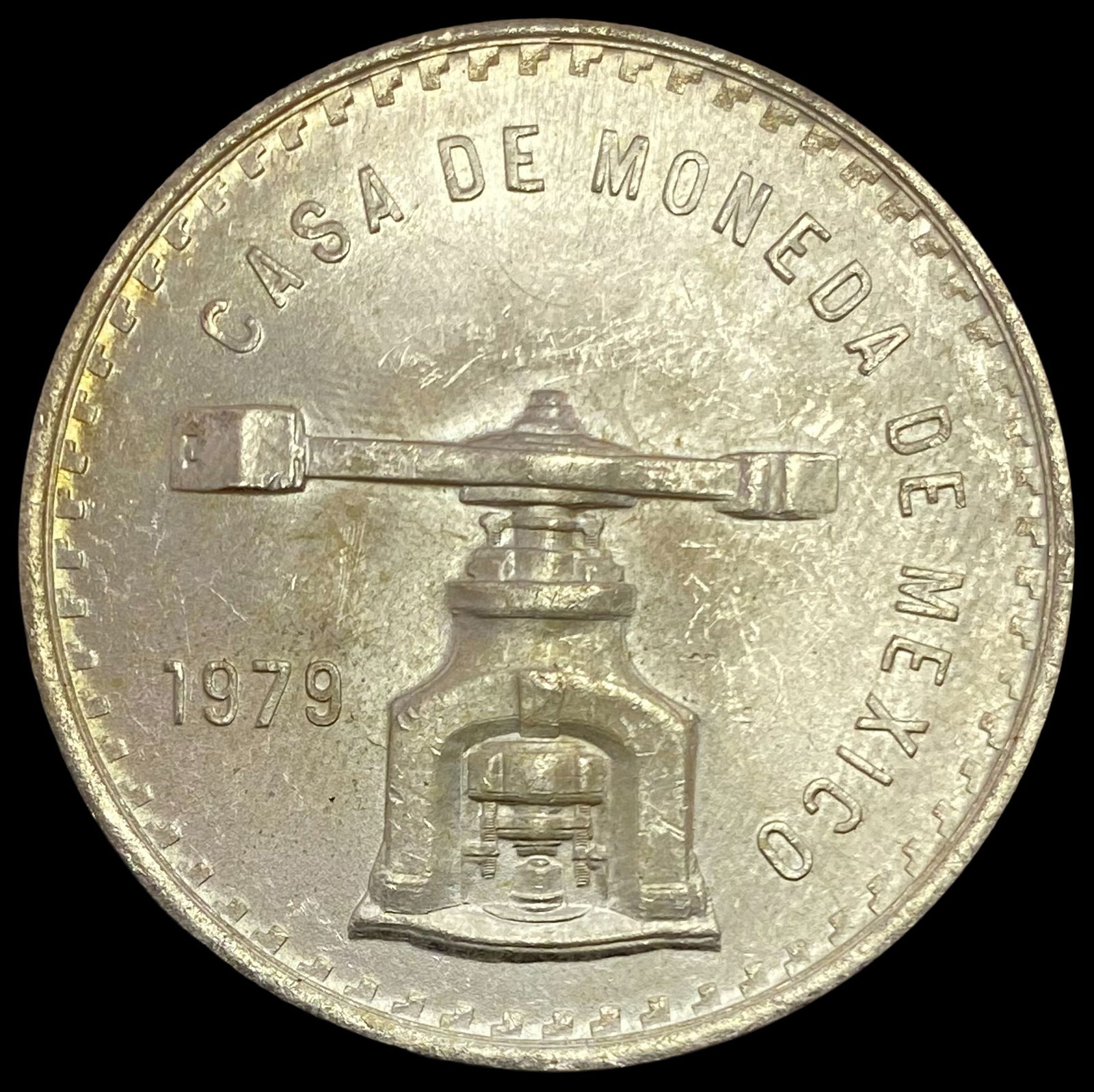 1979 Mexico 1 Onza Silver Coin GEM BU (1 of 2)