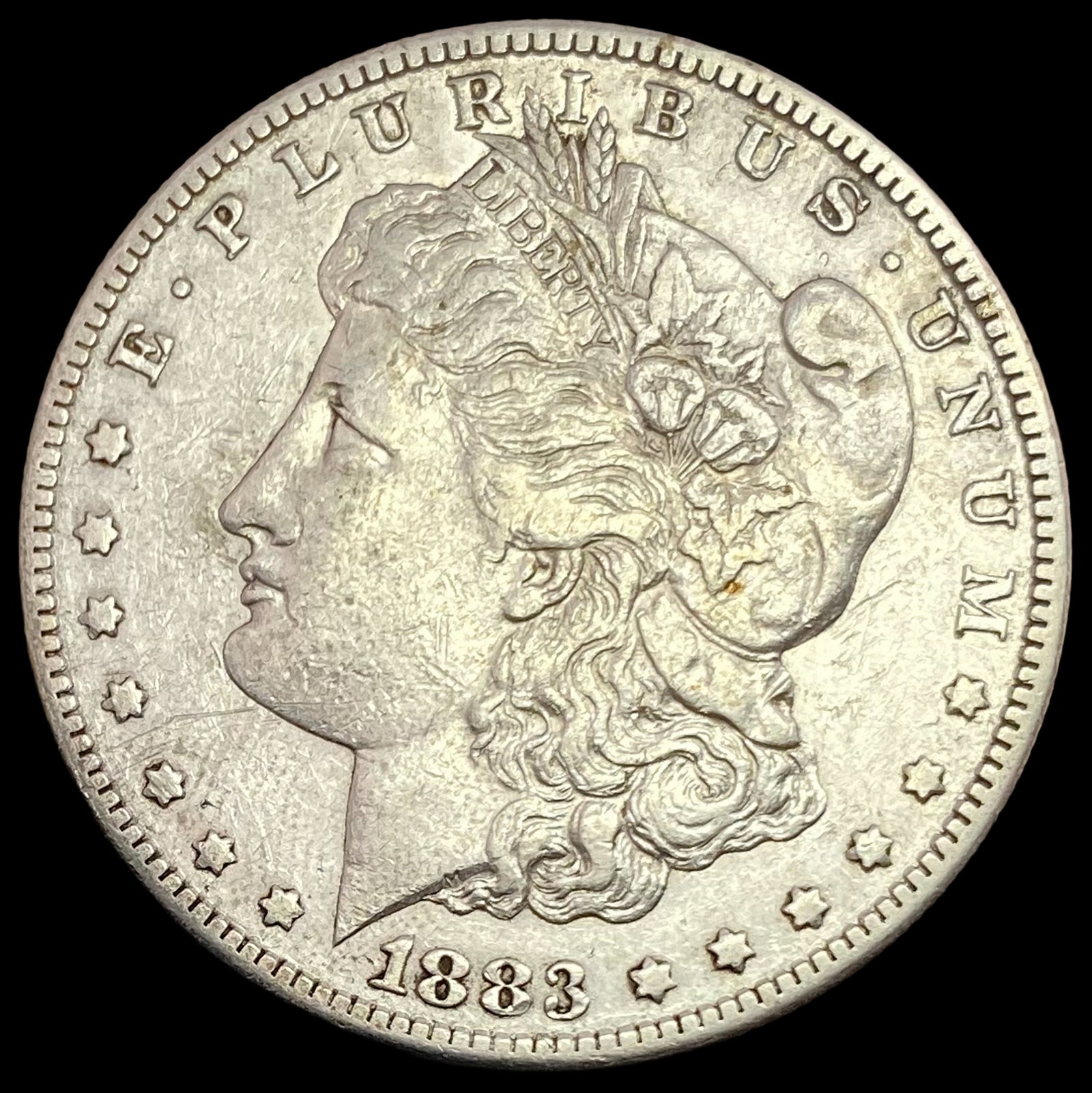 1883-S Morgan Silver Dollar CLOSELY UNCIRCULATED: 1883-S Morgan Silver Dollar CLOSELY UNCIRCULATED