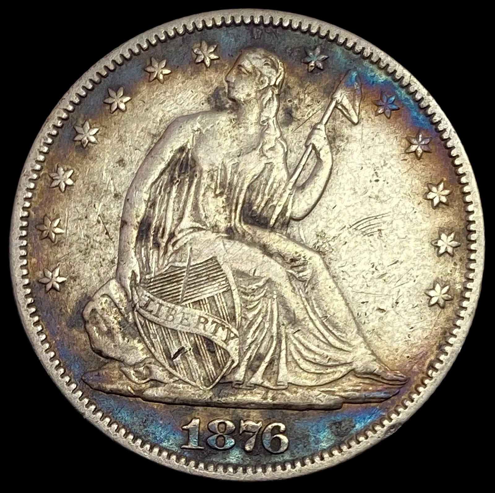 1876 Seated Liberty Half Dollar NICELY CIRCULATED (1 of 2)