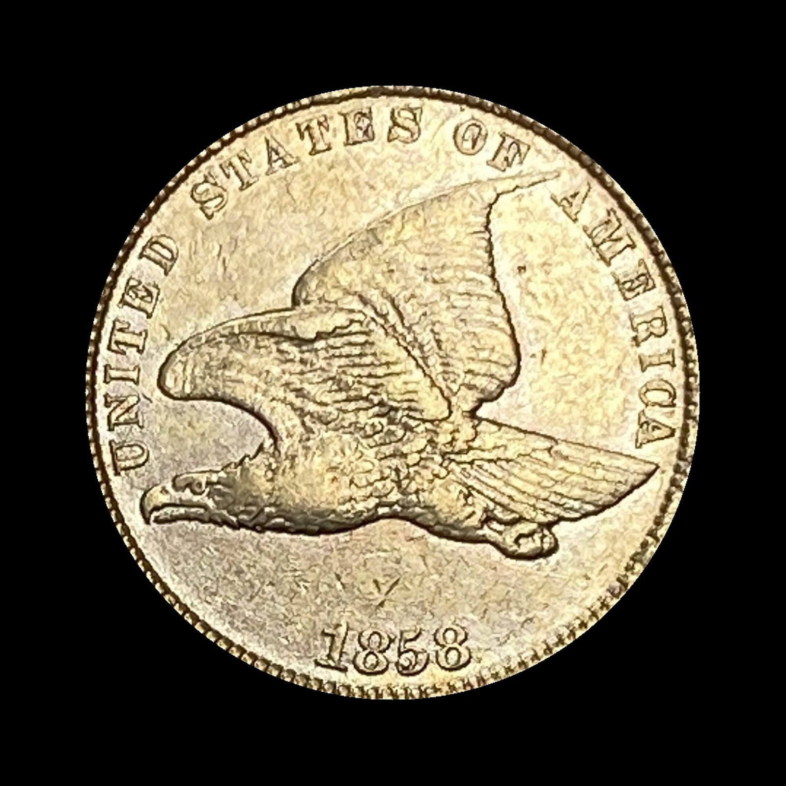 1858 Flying Eagle Cent LIGHTLY CIRCULATED (1 of 2)