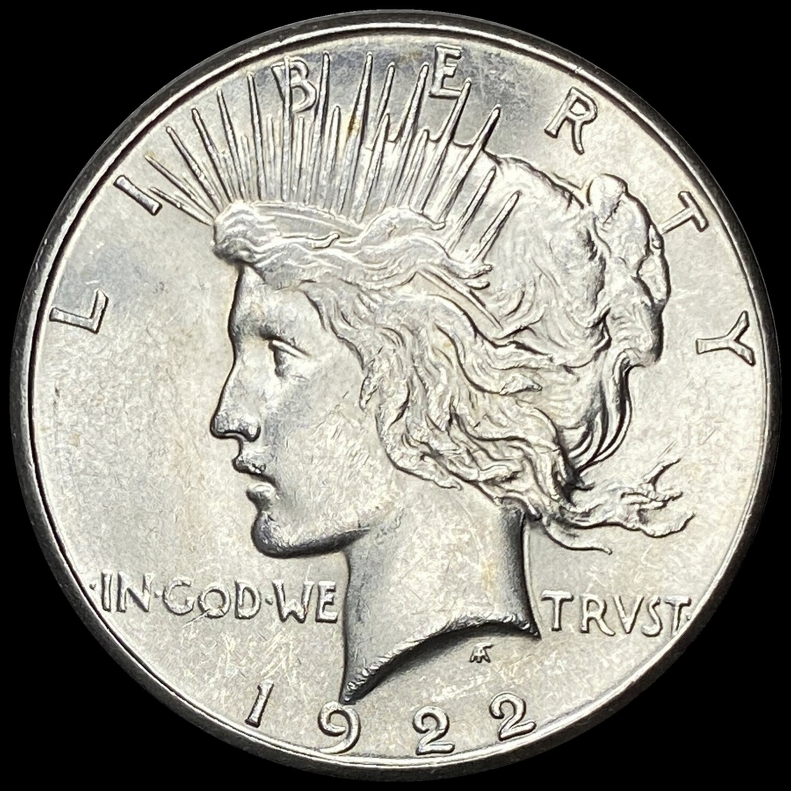 1922-S Peace Dollar UNC: 1922-S Peace Dollar UNC