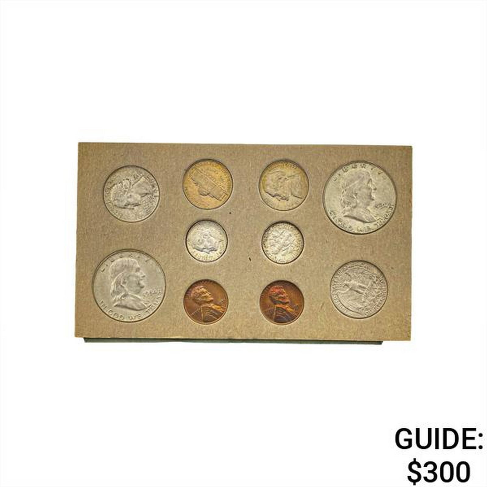 1954-1955 U.S. Mint Sets 1C-50C [10] Coins (1 of 2)