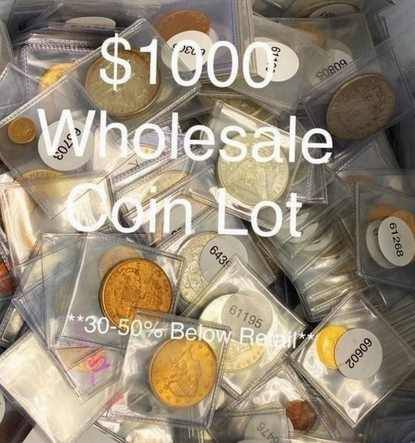$1000 Wholesale Mixed Coinage Lot (1 of 1)