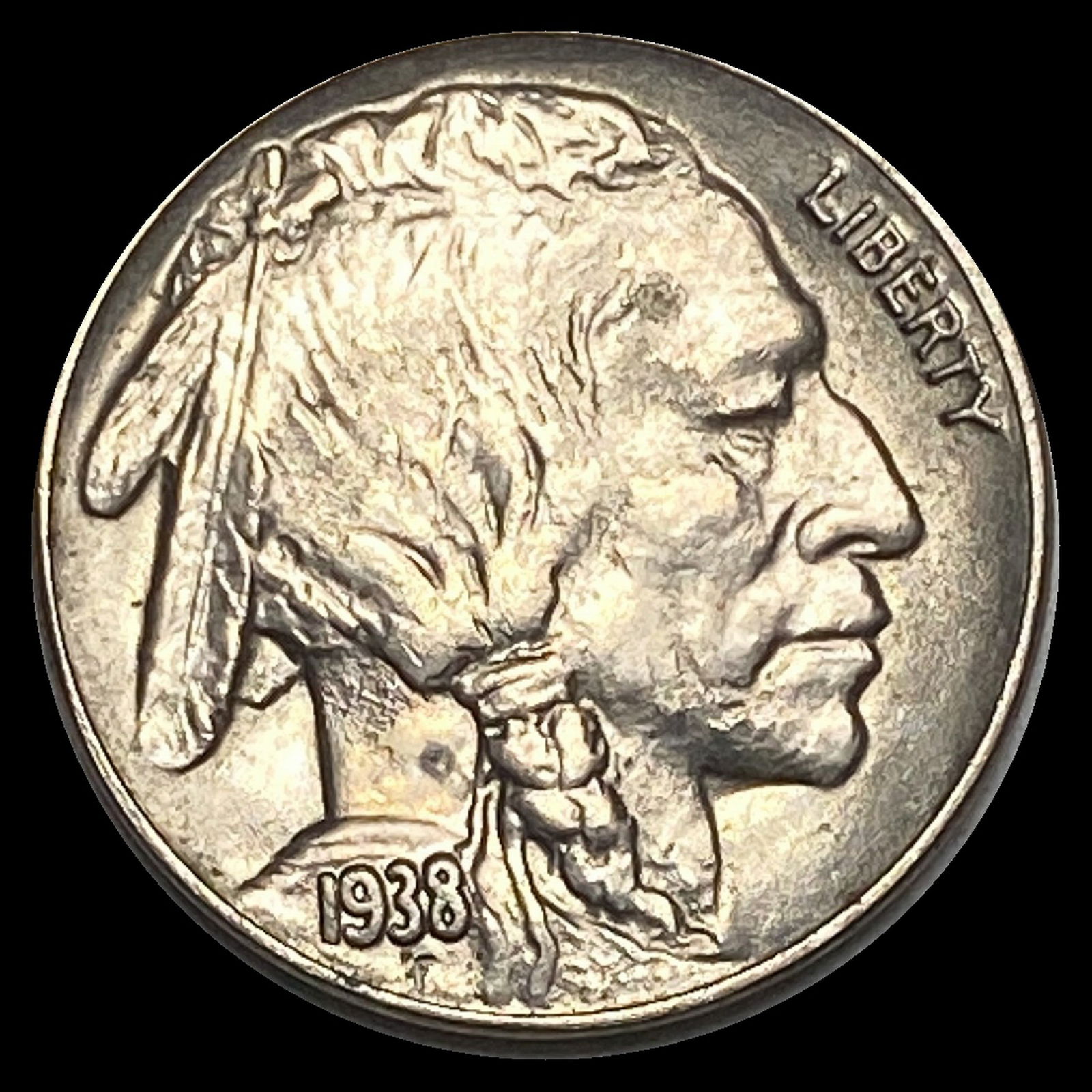 1938-D Nickel Five Cents Buffalo GEM BU (1 of 2)