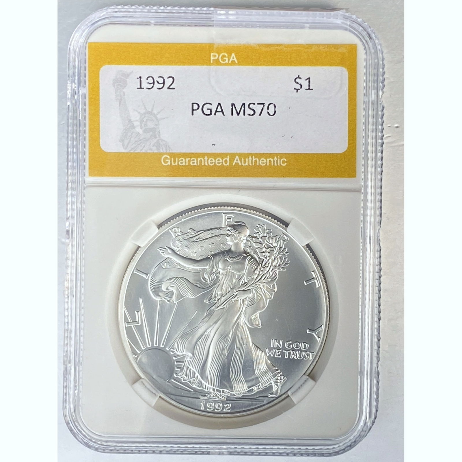 1992 Silver Eagle PGA MS70 (1 of 2)