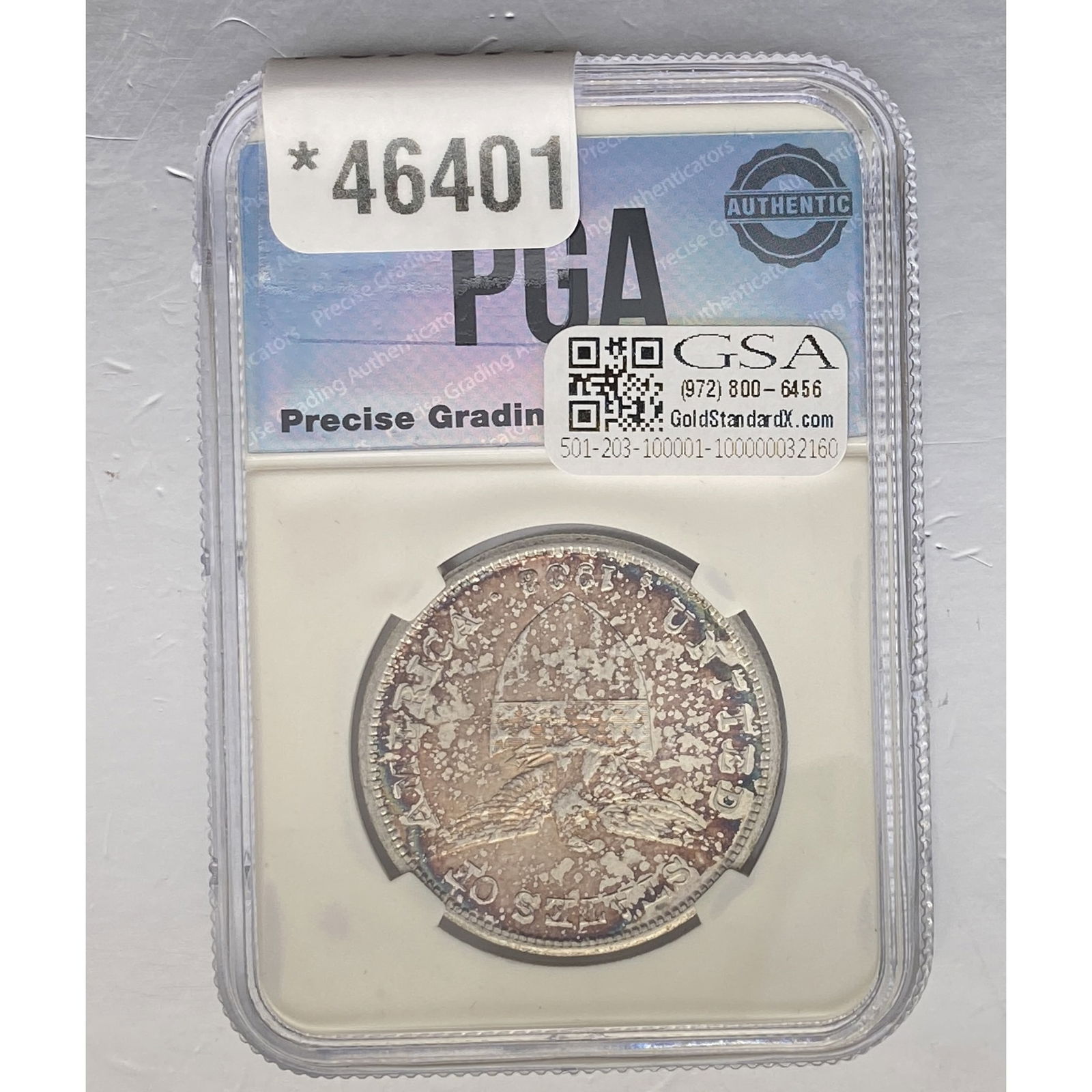 1908-S 1 Peso Philippines PGA MS64 (1 of 2)