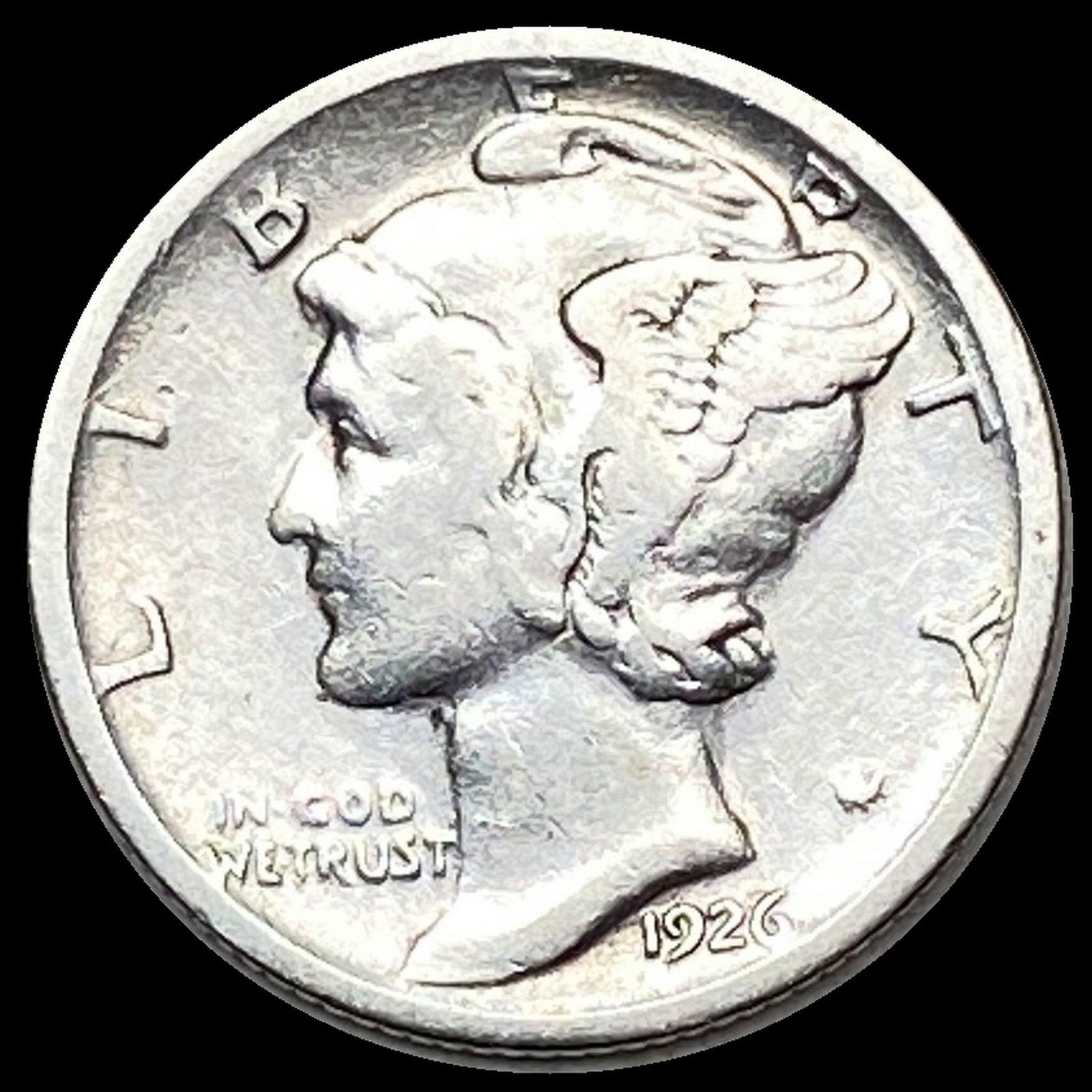 1926-S Mercury Dime NEARLY UNCIRCULATED (1 of 2)