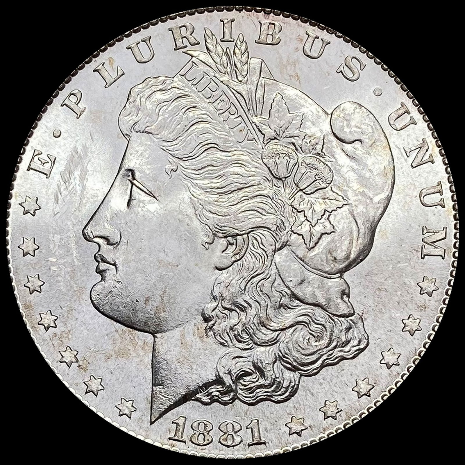 1881-S Silver Morgan Dollar CHOICE BU (1 of 2)