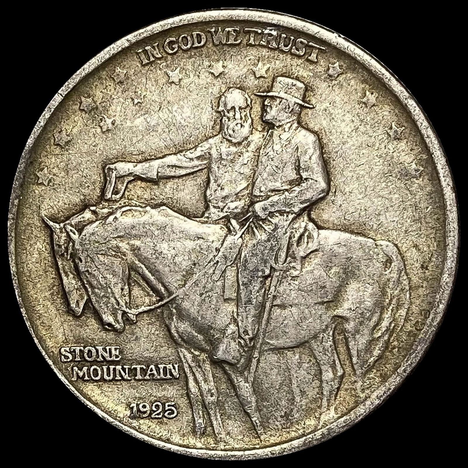 1925 Stone Mountain Silver Half Dollar NEARLY UNCIRCULATED (1 of 2)