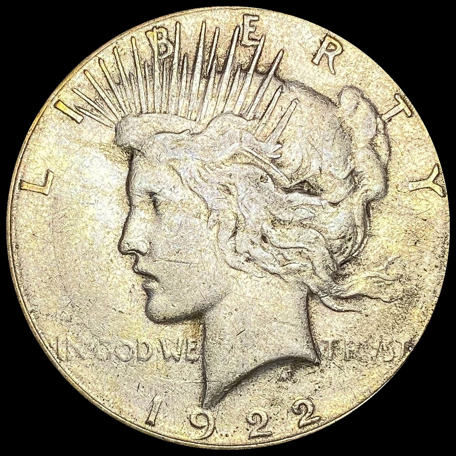 1922-S Peace Silver Dollar LIGHTLY CIRCULATED (1 of 2)