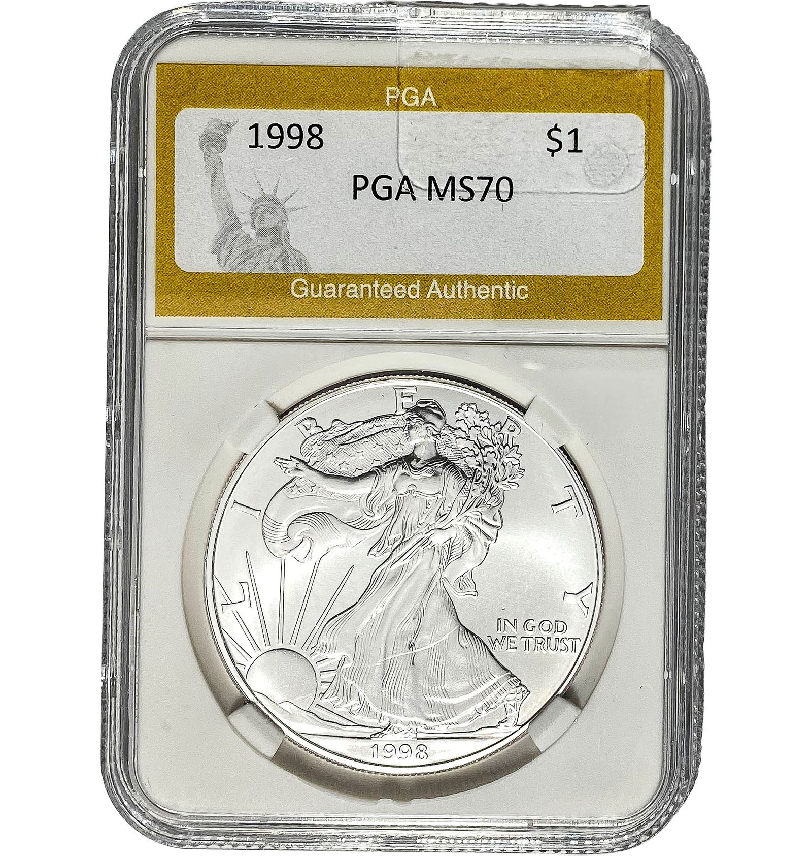 1998 Silver Eagle PGA MS70 (1 of 2)