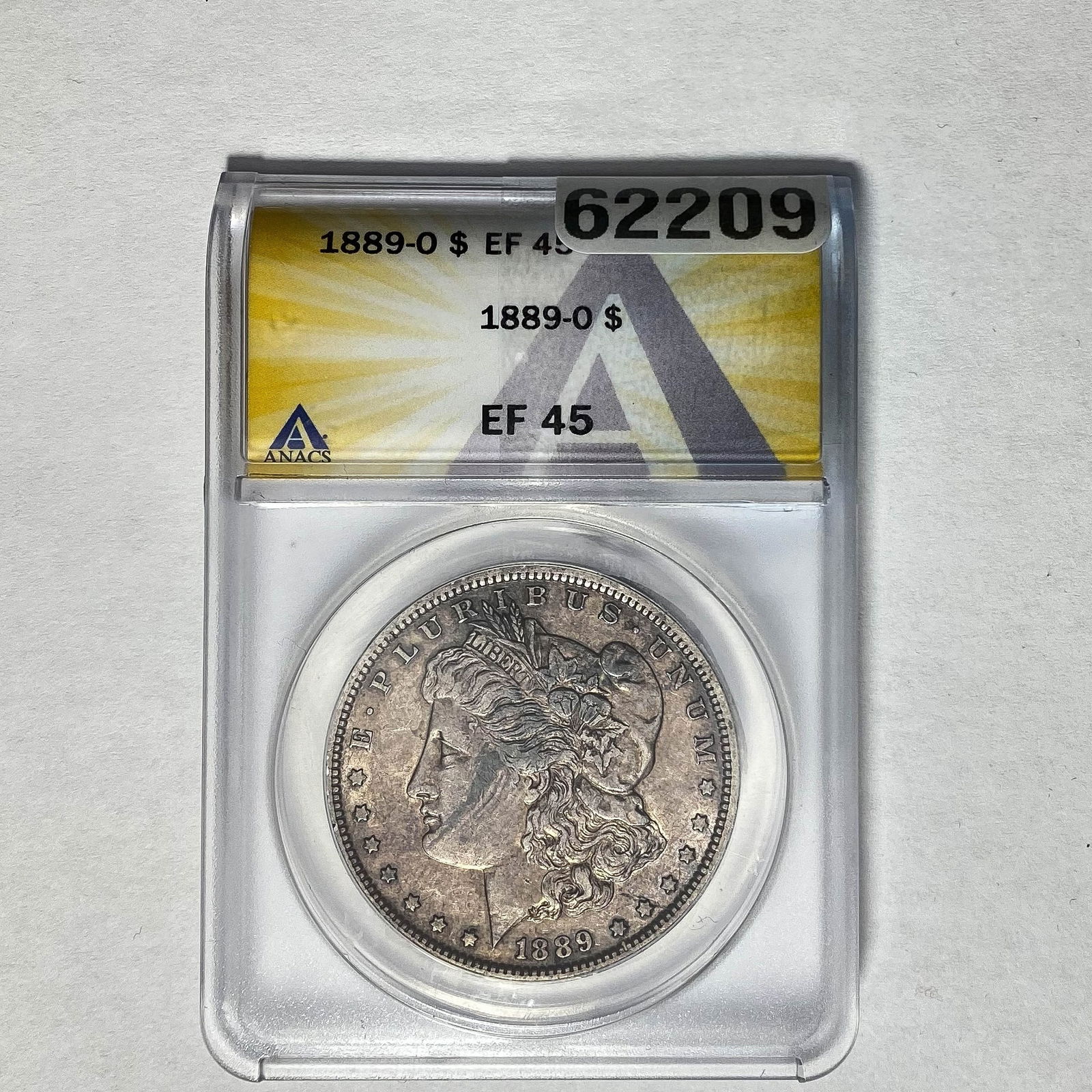 1889-O Morgan Dollar ANACS EF 45 SILVER (1 of 2)