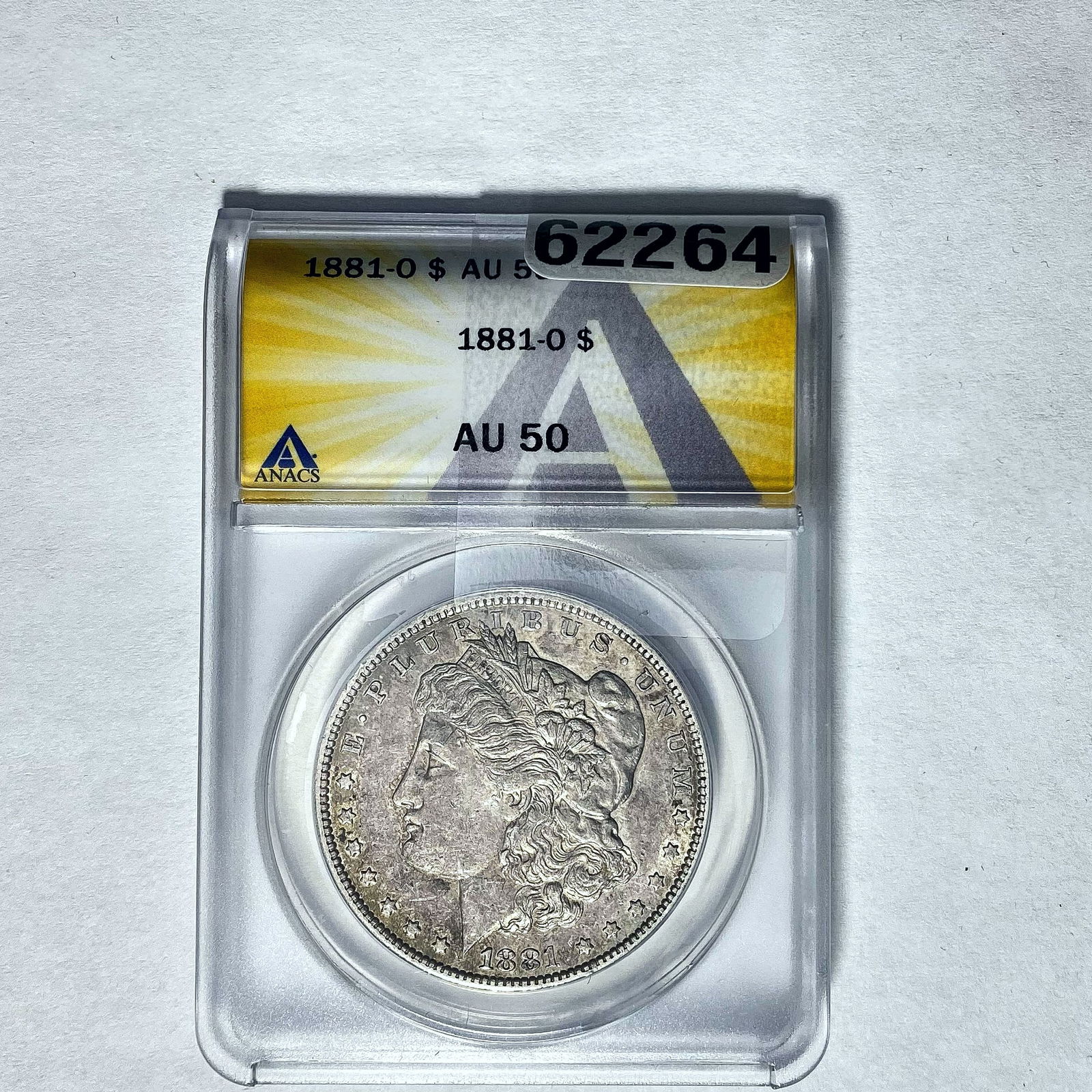 1881-O Morgan Dollar ANACS AU 50 SILVER (1 of 2)