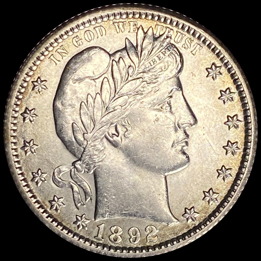1892-O Silver Barber Quarter UNCIRCULATED (1 of 2)