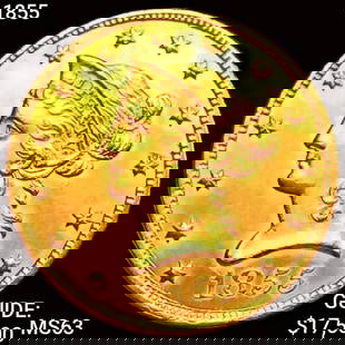 1855 $10 Gold Eagle CHOICE BU: 1855 $10 Gold Eagle CHOICE BU