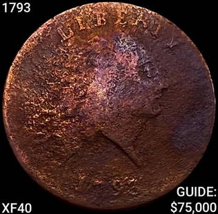 1793 Chain Cent NEARLY UNCIRCULATED: 1793 Chain Cent NEARLY UNCIRCULATED