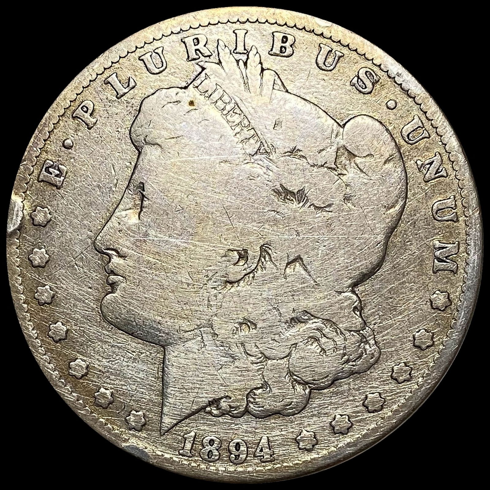 1894-S Morgan Silver Dollar LIGHT CIRC (1 of 2)