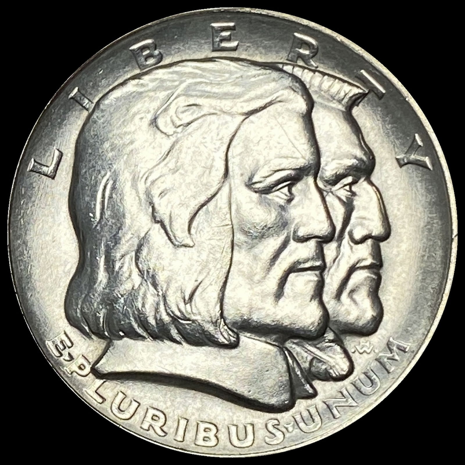 1936 Silver Long Island Tercentenary Half Dollar UNCIRCULATED (1 of 2)