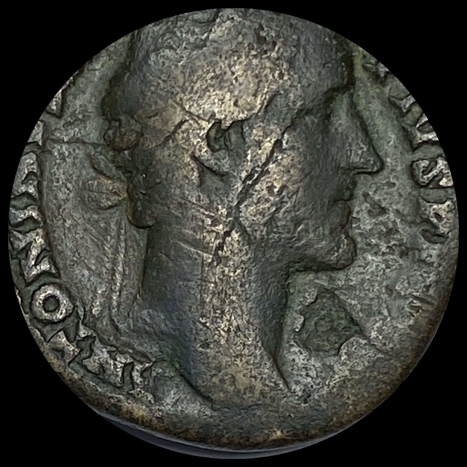 Roman Empire Antoninus Pius AE Sestertius 138-161 AD. NICELY CIRCULATED (1 of 2)