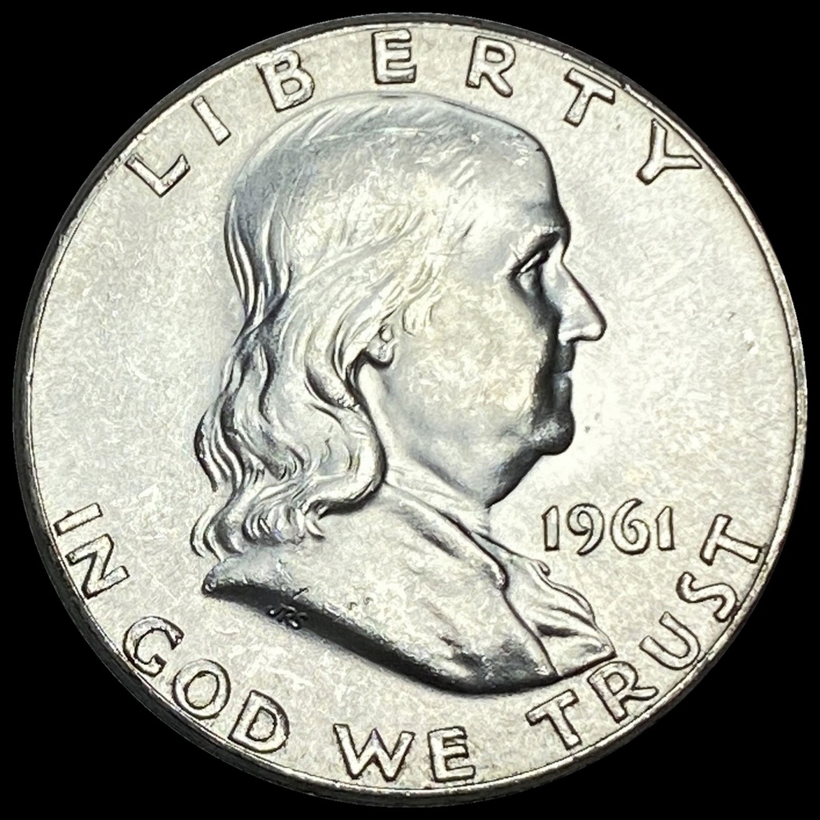 1961 Franklin Silver Half Dollar GEM BU (1 of 2)