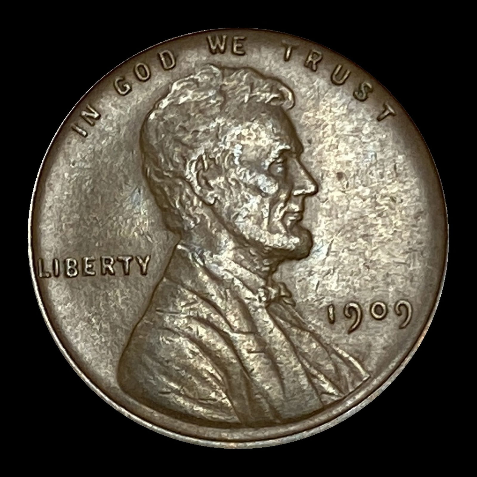 1909 Lincoln Wheat Cent V.D.B. ABOUT UNCIRCULATED (1 of 2)