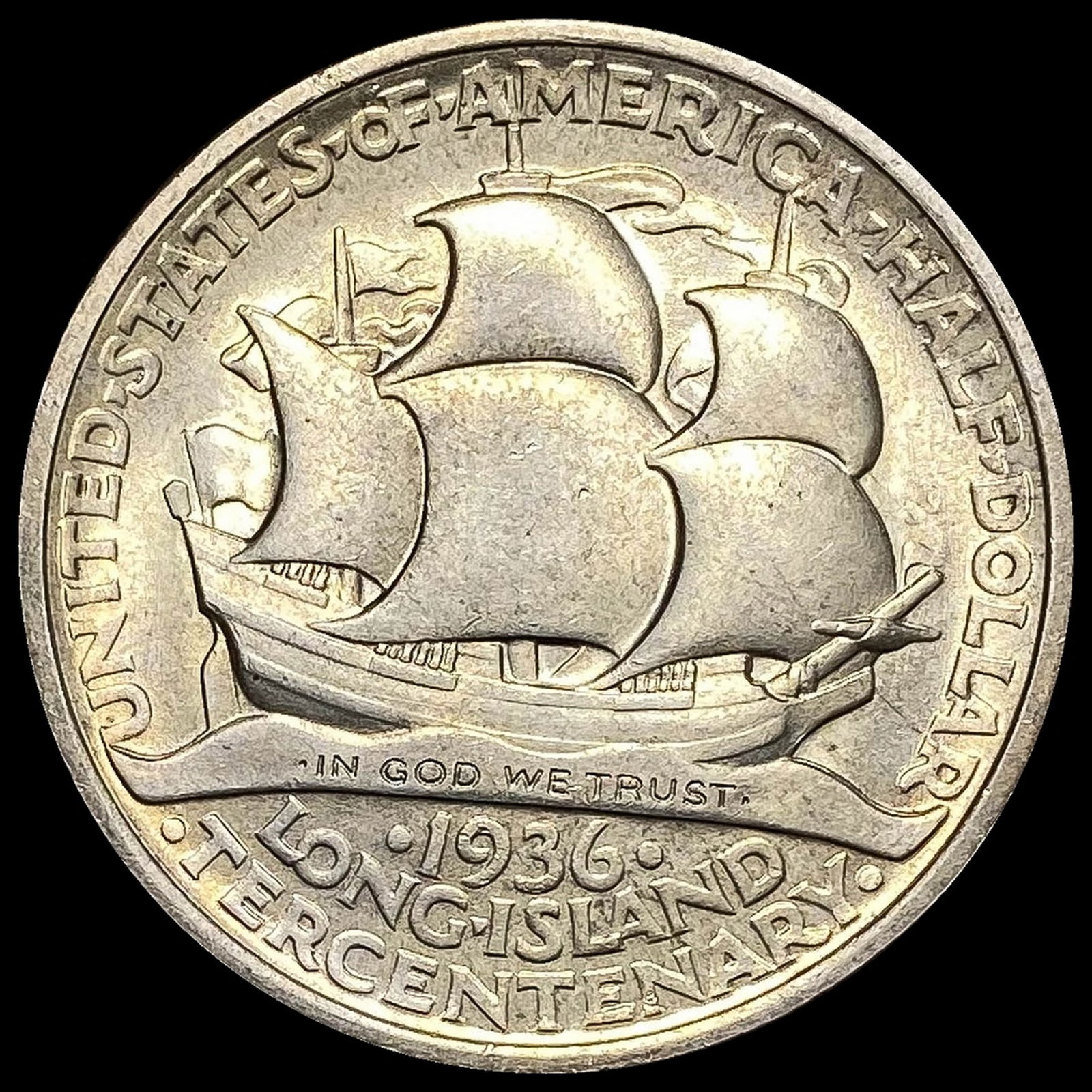 1936 Silver Long Island Tercentenary Half Dollar SUPERB GEM BU (1 of 2)