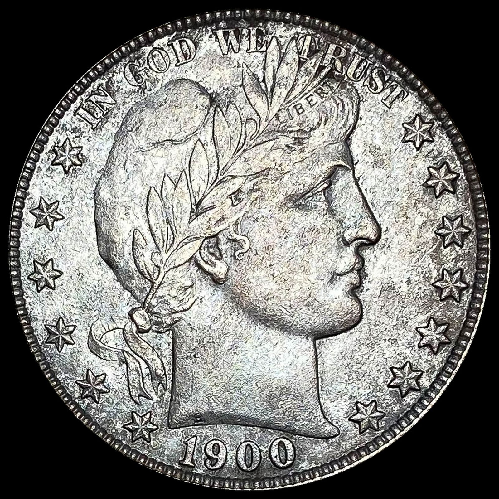 1900-O Silver Barber Half Dollar CLOSELY UNCIRCULATED (1 of 2)