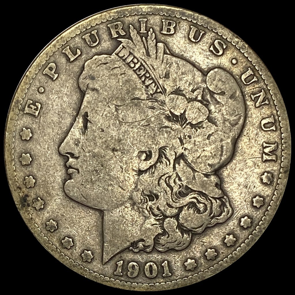 1901-S Silver Morgan Dollar NICELY CIRCULATED (1 of 2)